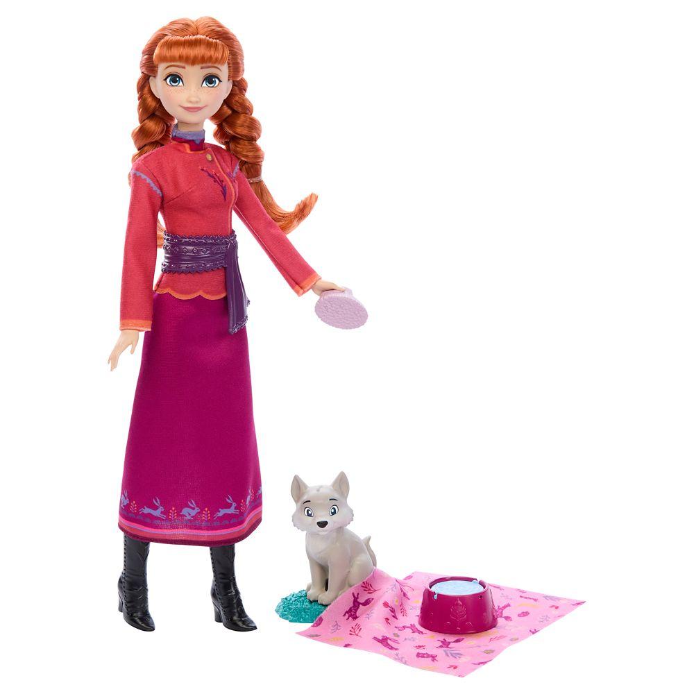 Anna and Wolf Cub Doll Set  Animals of Arendelle by Mattel  Frozen Official shopDisney