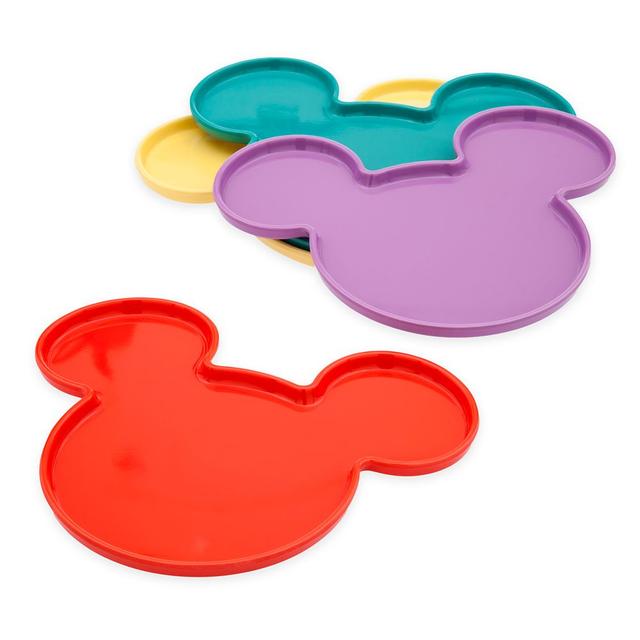 Mickey Mouse Icon Melamine Appetizer Plate Set  Mousewares Official shopDisney