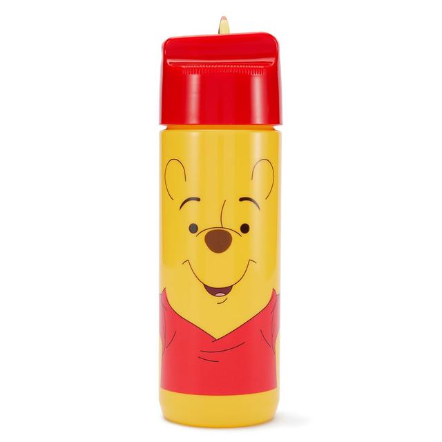 Winnie the Pooh Water Bottle with Flip-Up Straw Official shopDisney