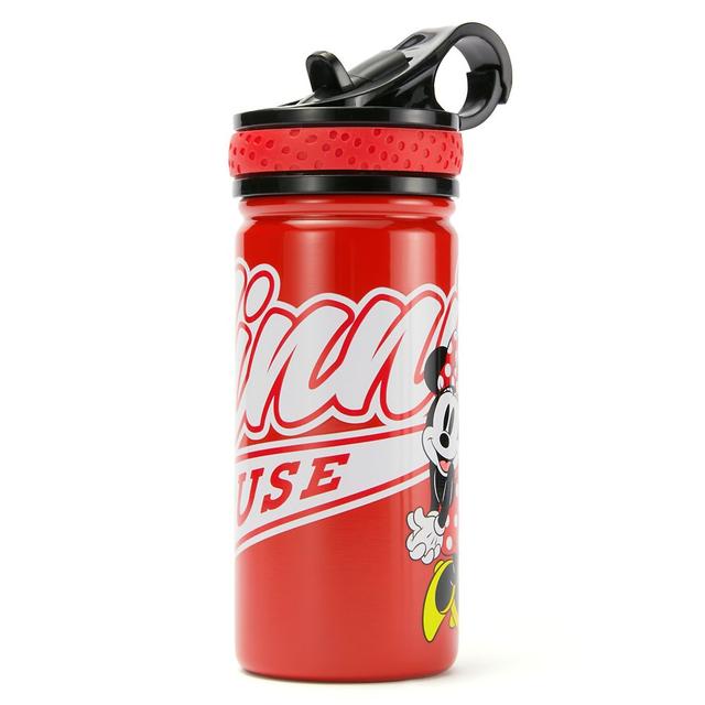 Minnie Mouse 14oz. Stainless Steel Water Bottle with Built-In Straw Official shopDisney