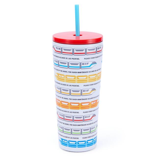 Disney Parks Monorail 22 oz. Stainless Steel Tumbler with Straw