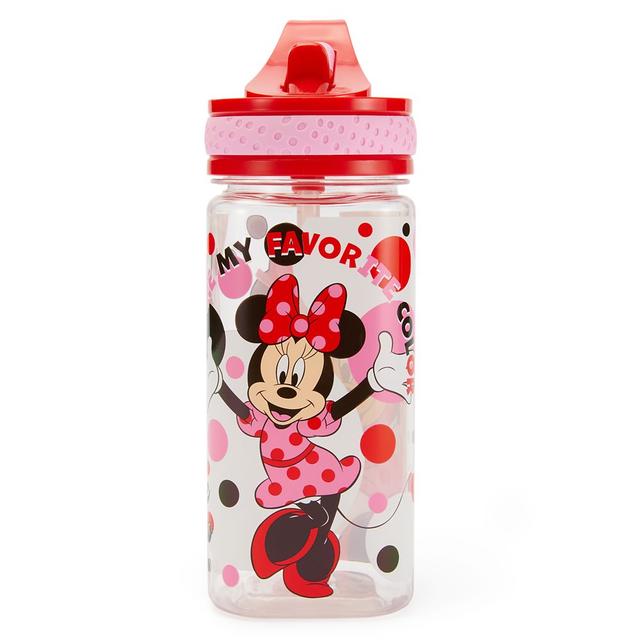 Minnie Mouse 16 oz. Water Bottle with Built-In Straw Official shopDisney