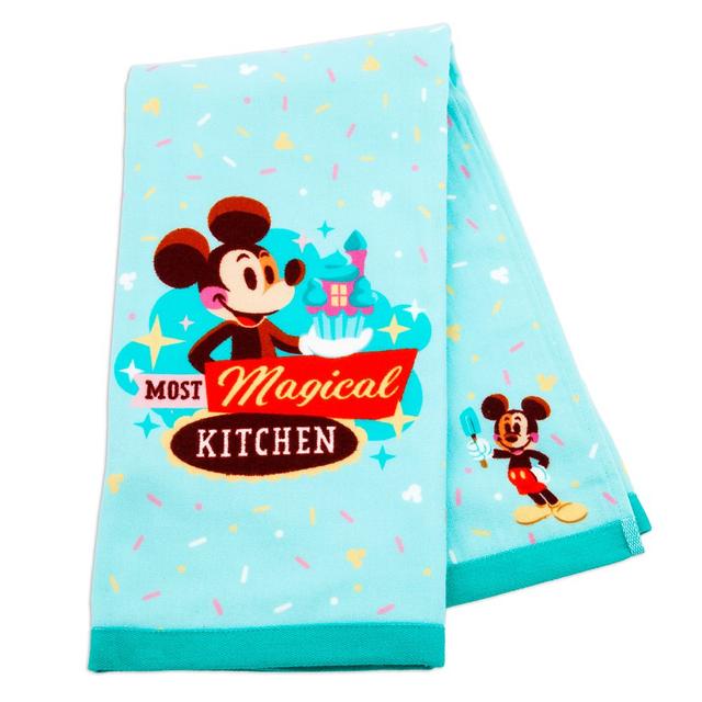 Mickey Mouse Kitchen Towel  Mousewares  Teal Official shopDisney