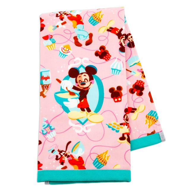 Mickey Mouse and Friends Kitchen Towel  Mousewares  Pink Official shopDisney