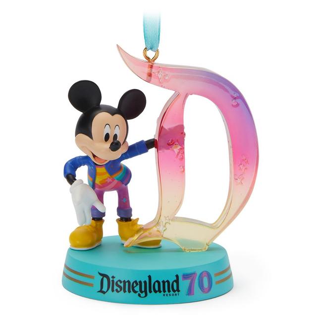Mickey Mouse Figural Ornament  Disneyland 70th Anniversary