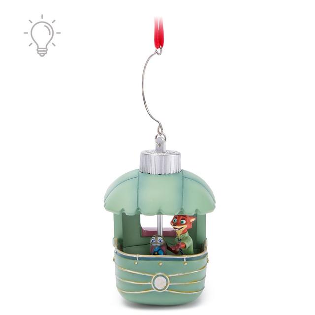 Judy Hopps and Nick Wilde Gondola Light-Up Living Magic Sketchbook Ornament  Zootopia Official shopDisney