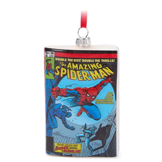 Spider-Man Comic Book Glass Ornament Official shopDisney