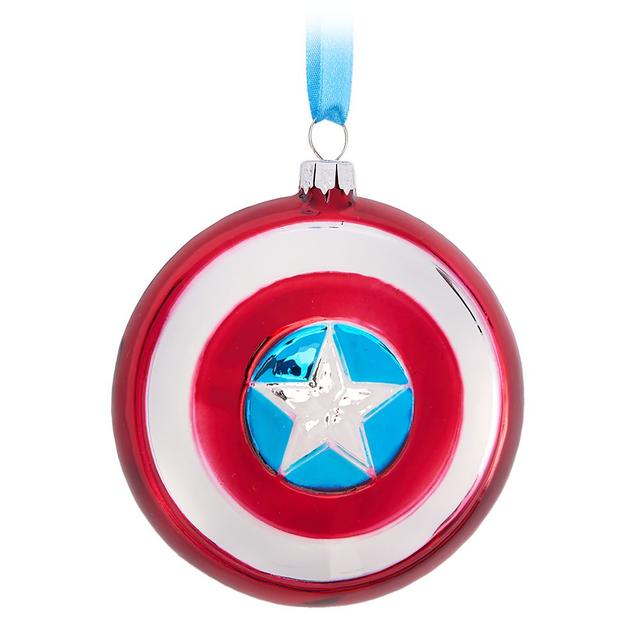 Captain America Shield Glass Ornament Official shopDisney