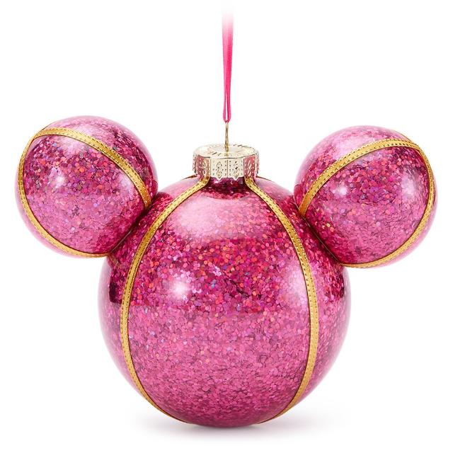 Mickey Mouse Icon Ball Ornament  Fuchsia Official shopDisney