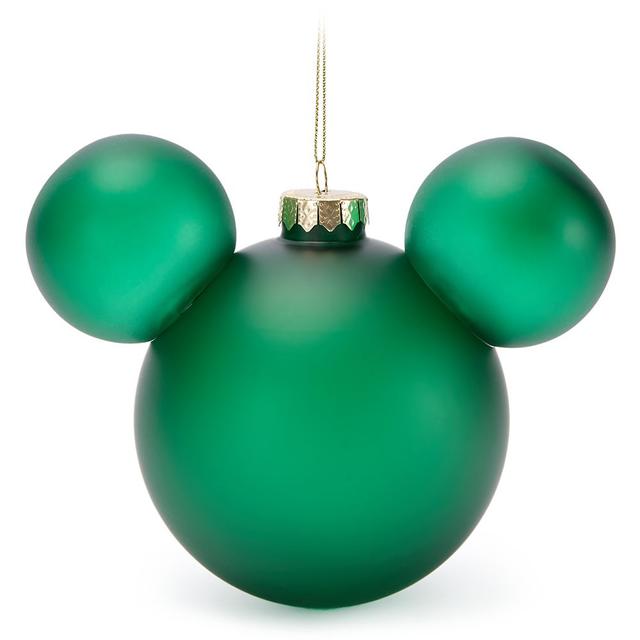 Mickey Mouse Icon Ball Ornament  Green Official shopDisney