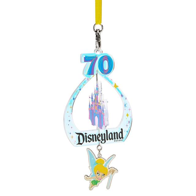 Tinker Bell and Sleeping Beauty Castle Mobile Ornament  Disneyland 70th Anniversary