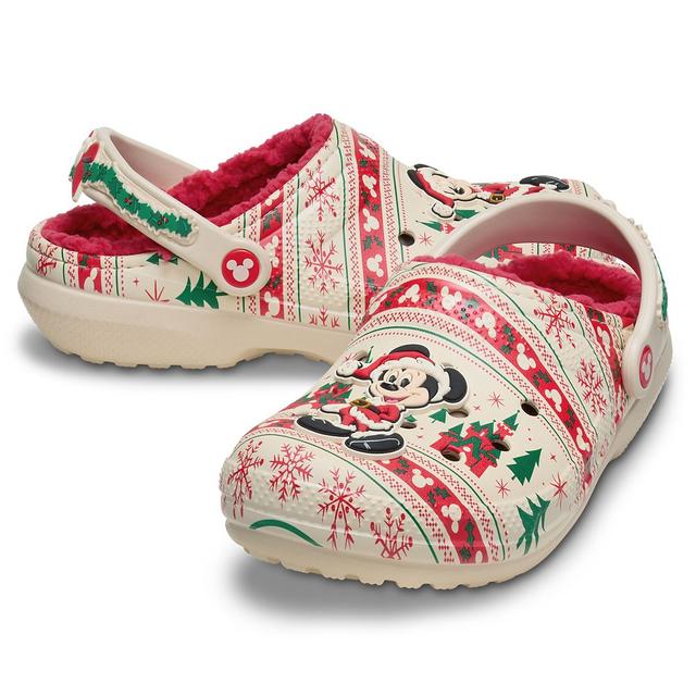 Santa Mickey Mouse Fair Isle Holiday Clogs for Adults by Crocs Official shopDisney
