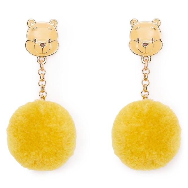 Winnie the Pooh Pom Pom Earrings Official shopDisney