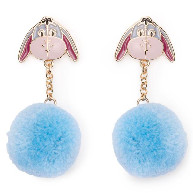 Eeyore Pom Pom Earrings  Winnie the Pooh Official shopDisney