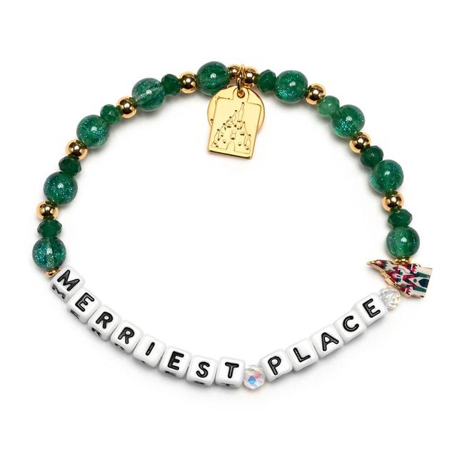 Fantasyland Castle ''Merriest Place'' Bracelet by Little Words Project Official shopDisney
