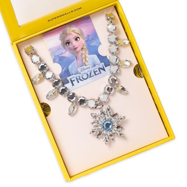 Elsa Spinning Snowflake Necklace for Kids by Super Smalls  Frozen Official shopDisney
