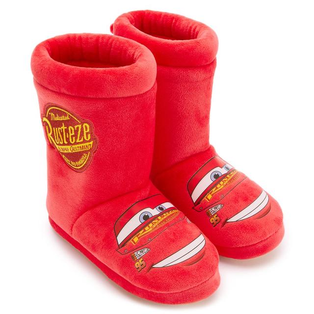 Lightning McQueen Plush Slippers for Kids  Cars Official shopDisney