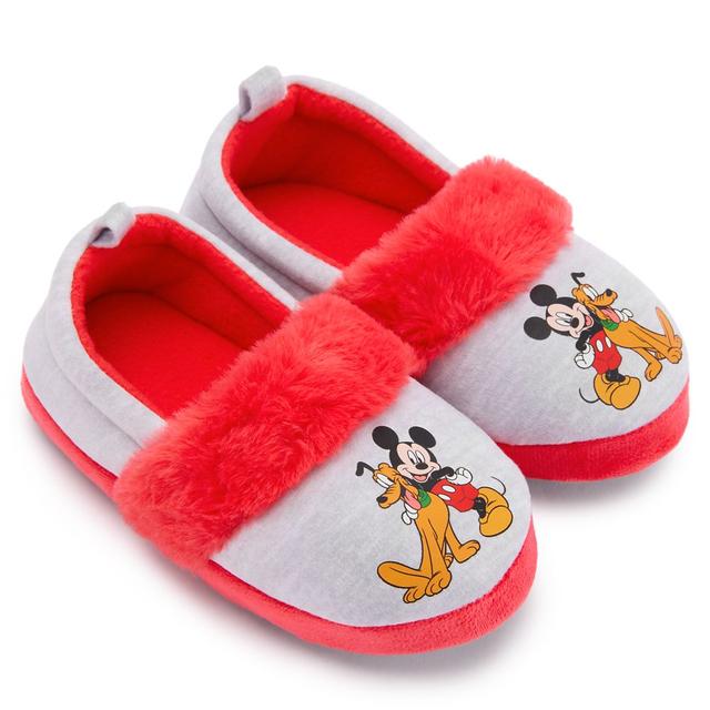 Mickey Mouse and Pluto Slippers for Kids Official shopDisney