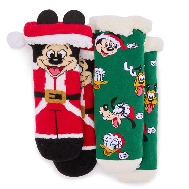 Santa Mickey Mouse and Friends Holiday Sock Set for Kids Official shopDisney