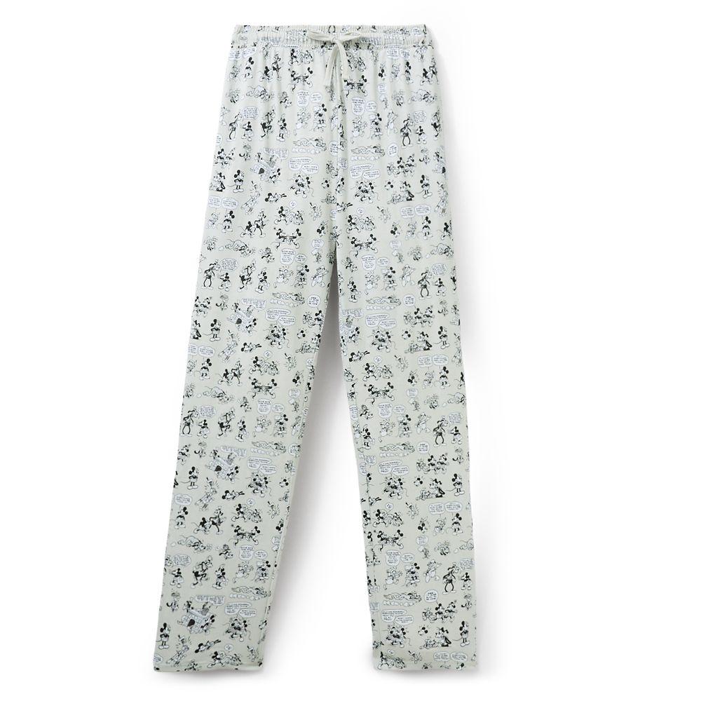 Mickey Mouse and Friends Comic Pajama Pants for Adults Official shopDisney