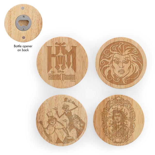 The Haunted Mansion Coasters with Bottle Openers Set by Picnic Time Official shopDisney