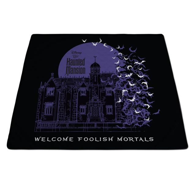 The Haunted Mansion ''Welcome Foolish Mortals'' Impresa Blanket by Picnic Time Official shopDisney