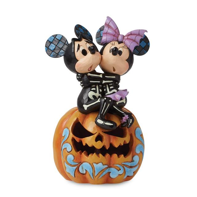 Mickey and Minnie Mouse ''Spine Tingling Sweethearts'' Light-Up Figure by Jim Shore Official shopDisney