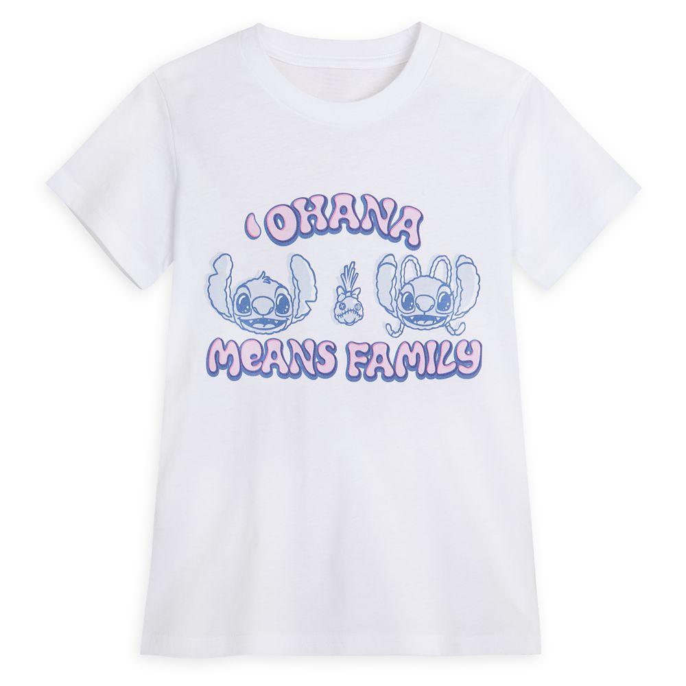 Stitch, Scrump and Angel T-Shirt for Kids  Lilo & Stitch  White Official shopDisney
