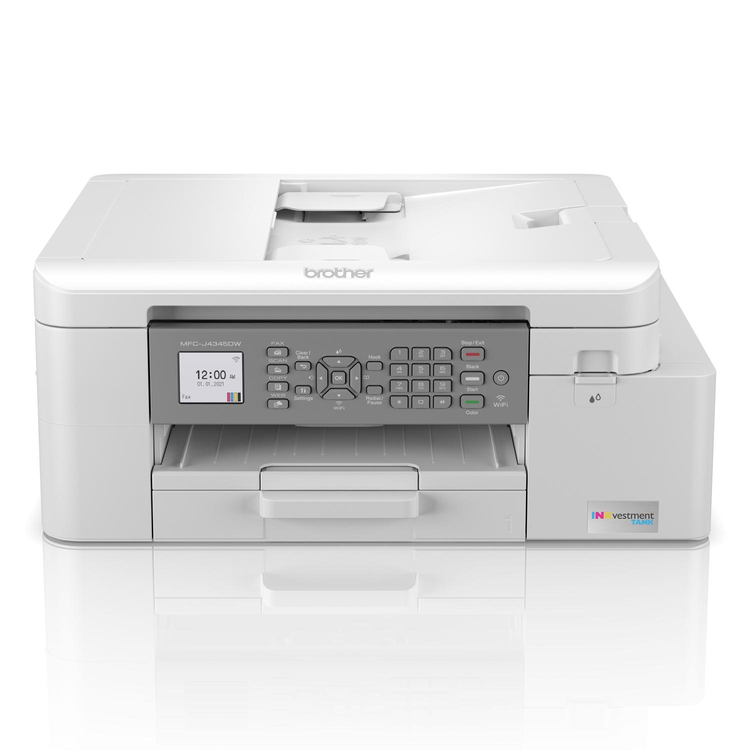 Brother MFCJ4345DWXL Refurbished INKvestment Tank All-in-One Colour Inkjet Printer