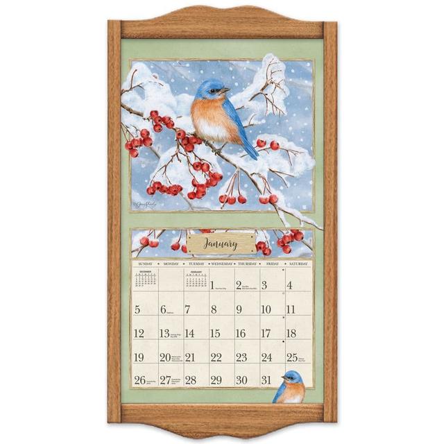 Classic Wall Calendar Frame - Oak Finish