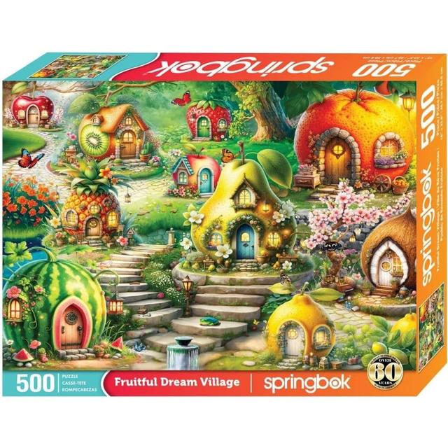 Fruitful Dream Village 500 Piece Puzzle