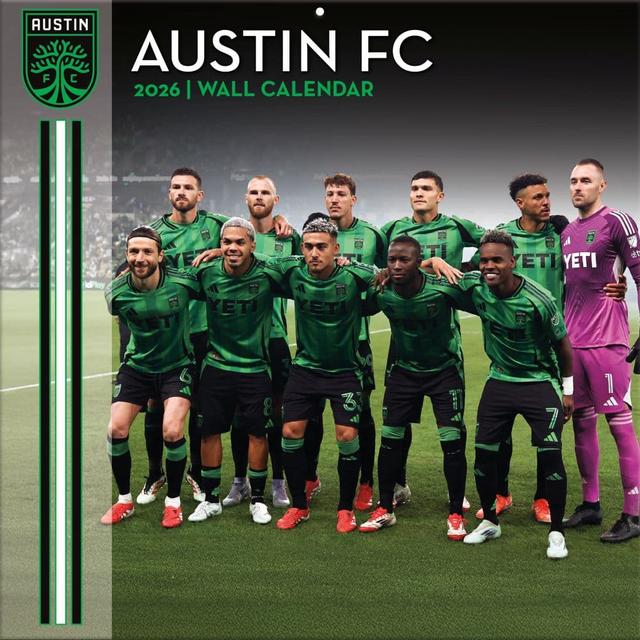 MLS Austin FC 2026 Wall Calendar