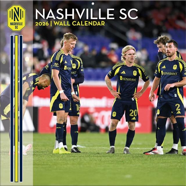 MLS Nashville SC 2026 Wall Calendar