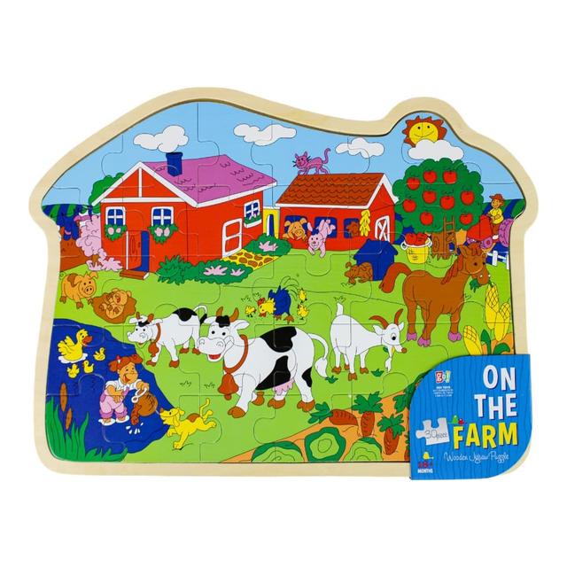 Wooden Farm 30 Piece Puzzle
