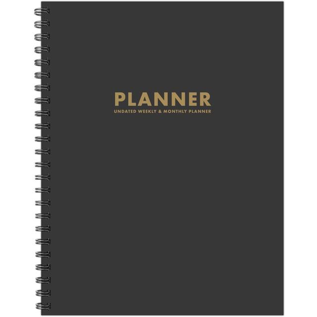 Charcoal Gray 2026 Monthly Planner