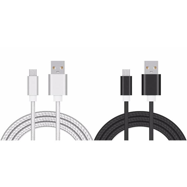 FabCordz 6 ft. L USB Charging and Sync Cable 2 pk