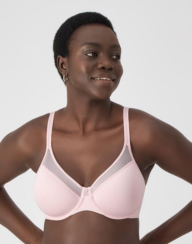 Bali One Smooth U Ultra Light Underwire Bra Hush Pink 40DD