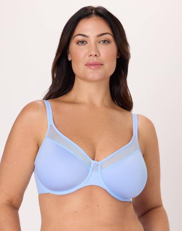 Bali One Smooth U Ultra Light Underwire Bra Zen Blue 36D