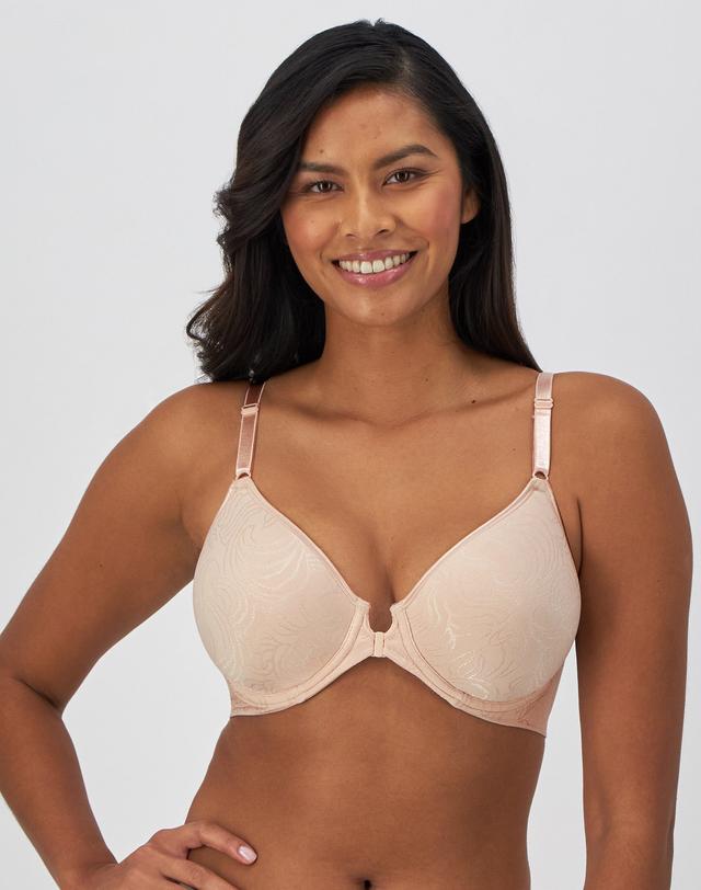 Bali Comfort Revolution Front Close Shaping Underwire Bra Sandshell 38C