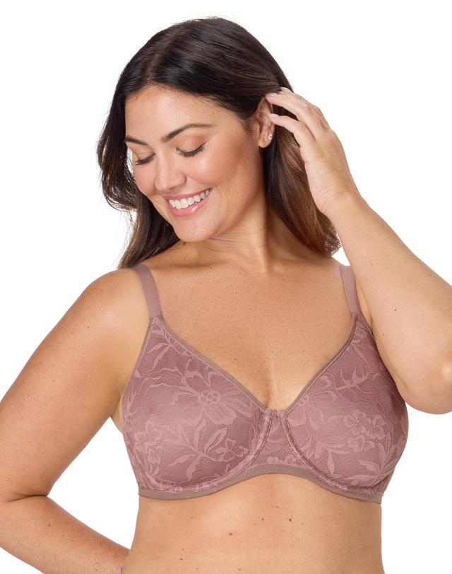 Bali Breathe Cotton Modal Lace Underwire Bra Mocha Velvet 38C