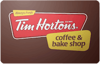 Discounted Tim Hortons Cards