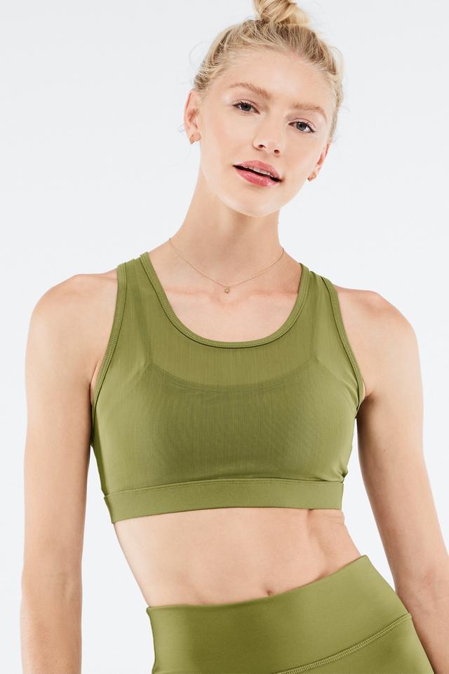 Faye Sport-BH mit starkem Halt Fabletics grün Womens XXS