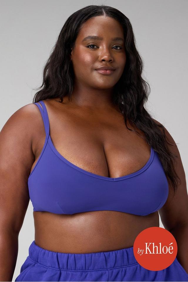 PureLuxe Sport-BH mit leichtem Halt und schmalen Trägern Fabletics blau Womens 4X plus