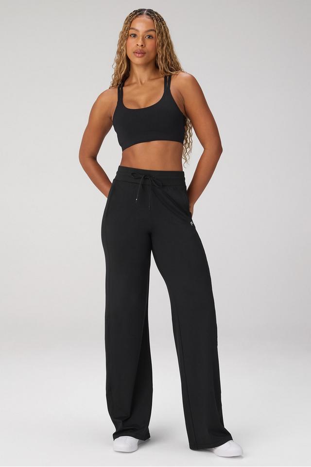 Principal Low Impact Bra + Cloud Jersey Wide Leg Trousers 2-Piece Outfit