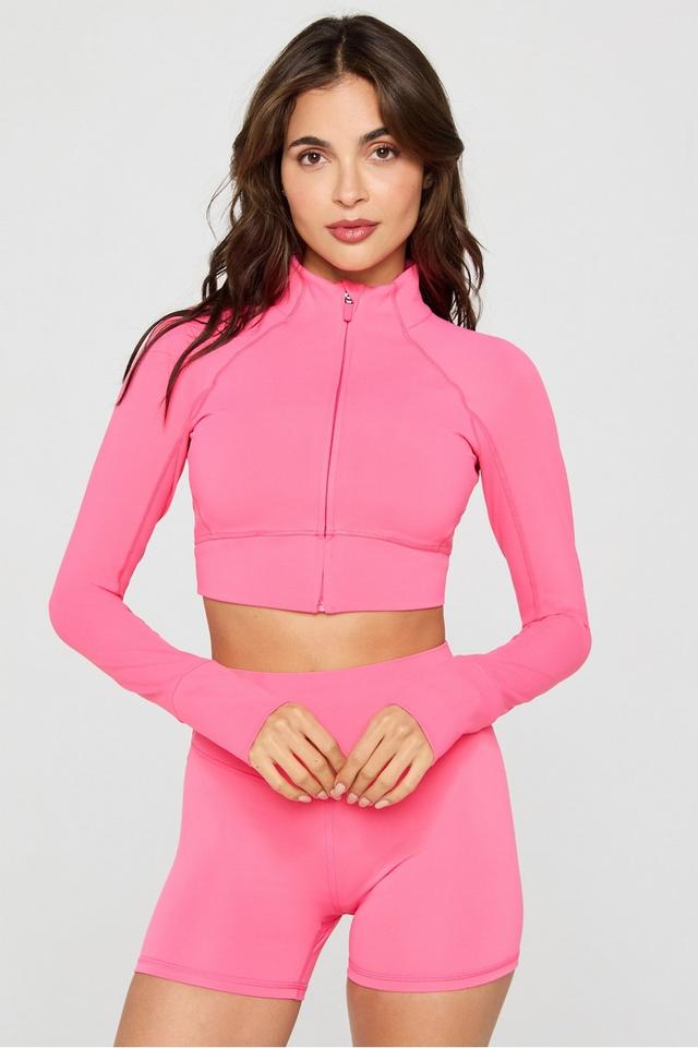 PureLuxe Cropped Train Jacket