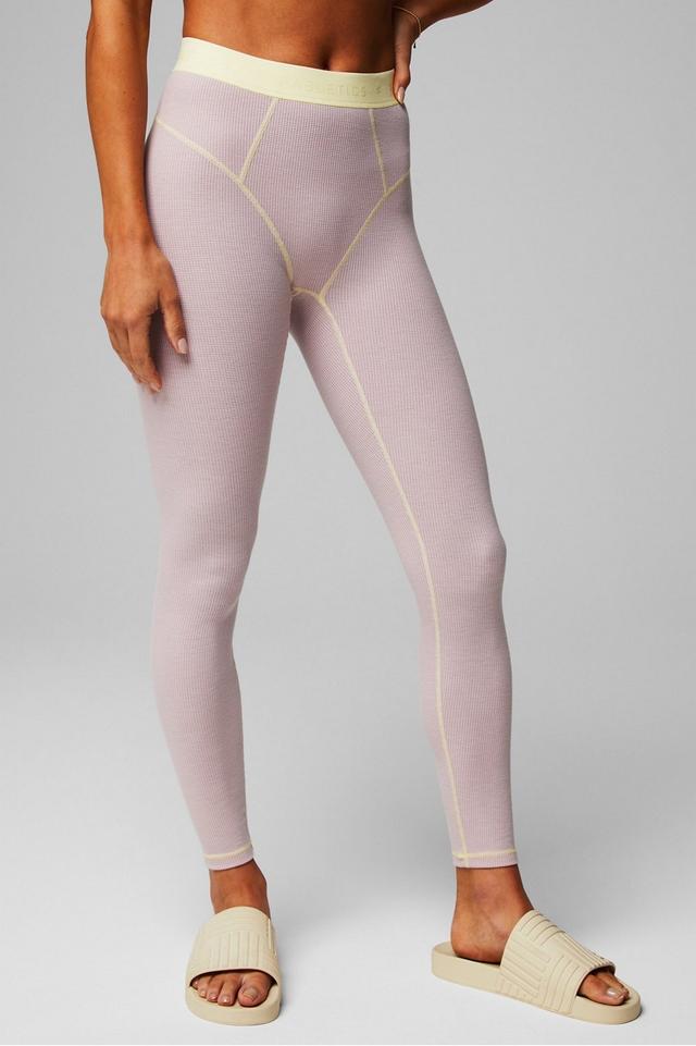 Fabletics Geprägte Leggings Fabletics pink Womens L