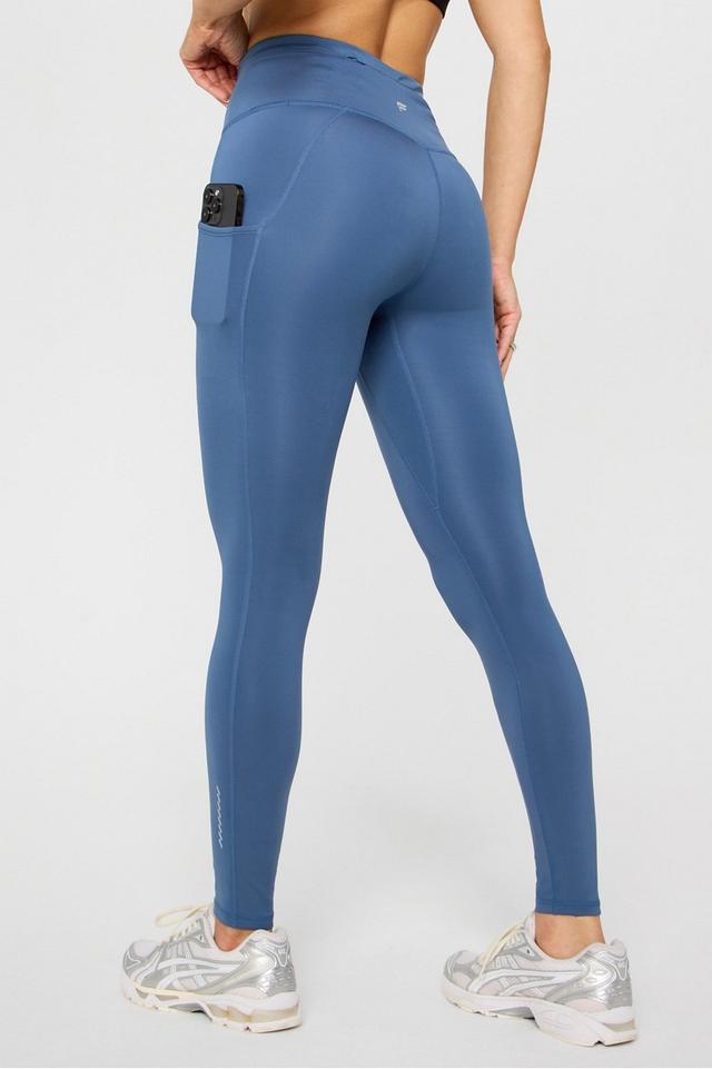 Anywhere Motion365+ High-Waist Running-Leggings Fabletics blau Womens M