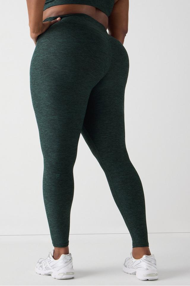 HeatherFlex High-Waist TLC Leggings Fabletics grün Womens 3X /  Normal | 27 plus