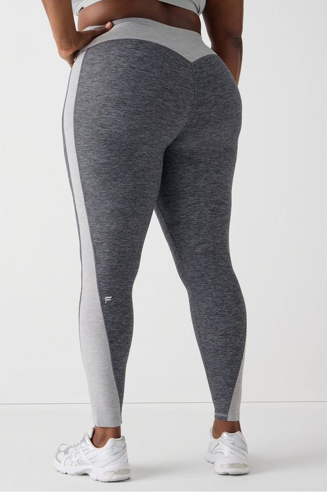 HeatherFlex High-Waist Tonal TLC Leggings Fabletics Schwarz Womens 3X /  Lang | 29 plus