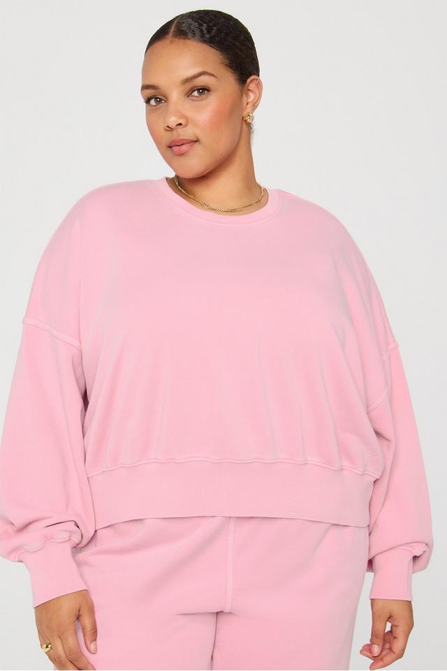 Marina Hoermanseder Year Round Terry Crew Neck Sweatshirt